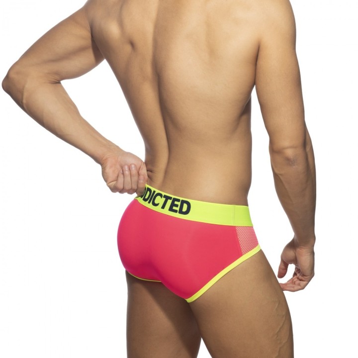 Slip Plasă Neon Addicted AD1218