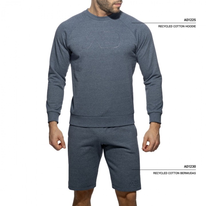 Addicted Sweatshirt aus recycelter Baumwolle AD1225