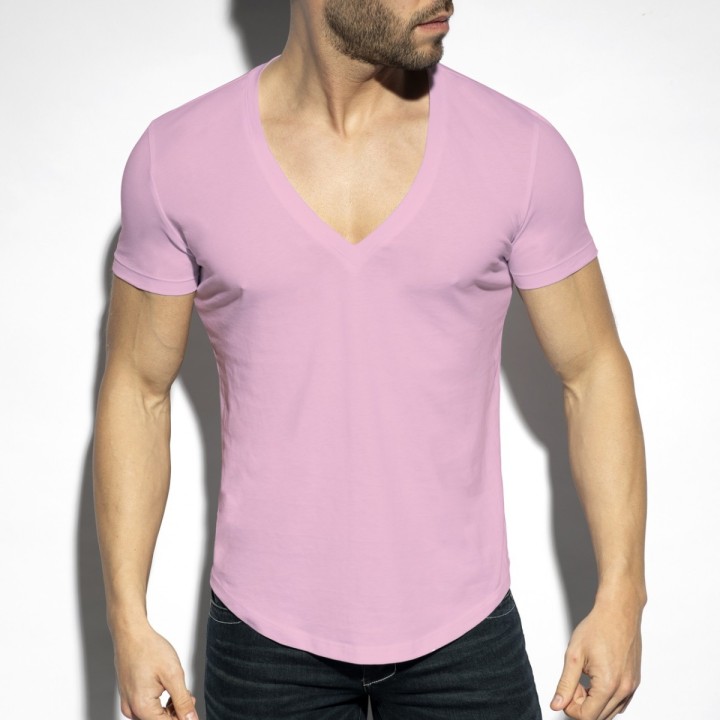 ES Collection Deep V-Neck T-Shirt TS333