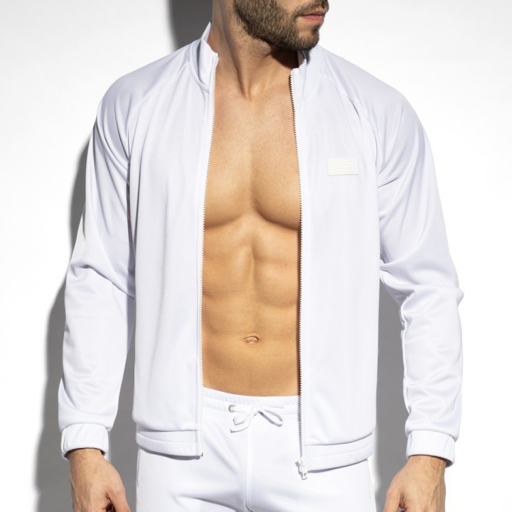 ES Collection Jednobarevná Bunda se Zipovými Kapsami SP316