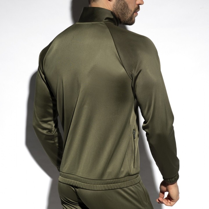 ES Collection Jednobarevná Bunda se Zipovými Kapsami SP316