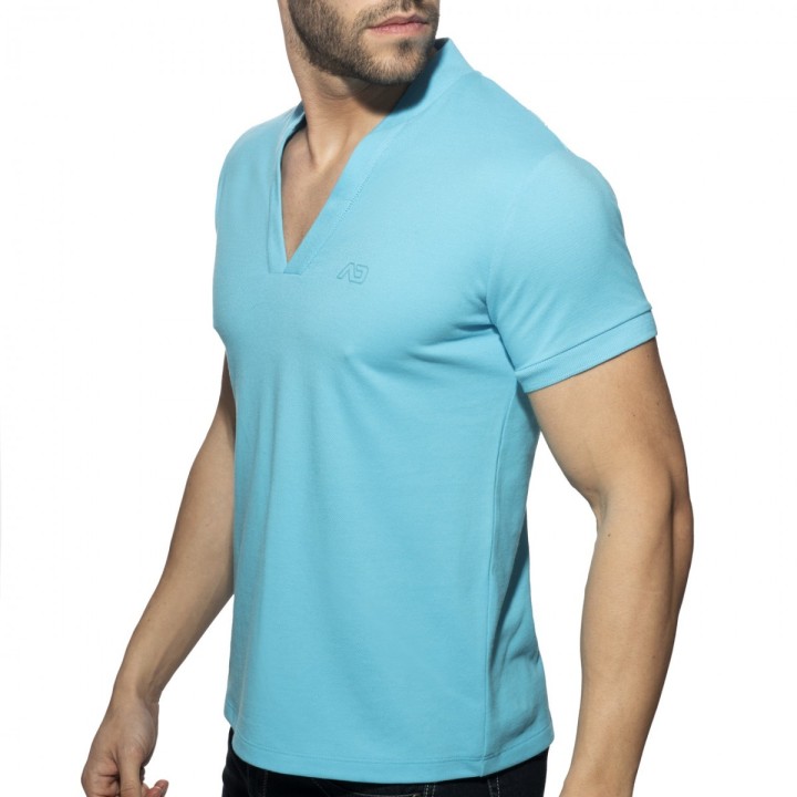 Addicted V-Ausschnitt Poloshirt AD1258