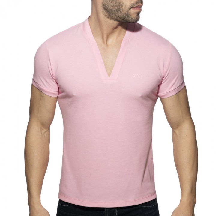 Addicted V-Ausschnitt Poloshirt AD1258