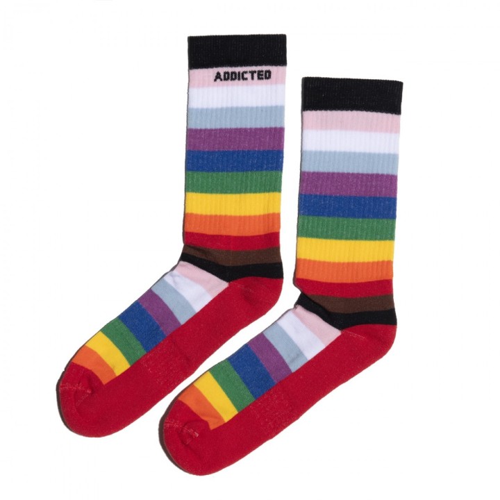 Addicted Inclusive Rainbow Socks Ad1252