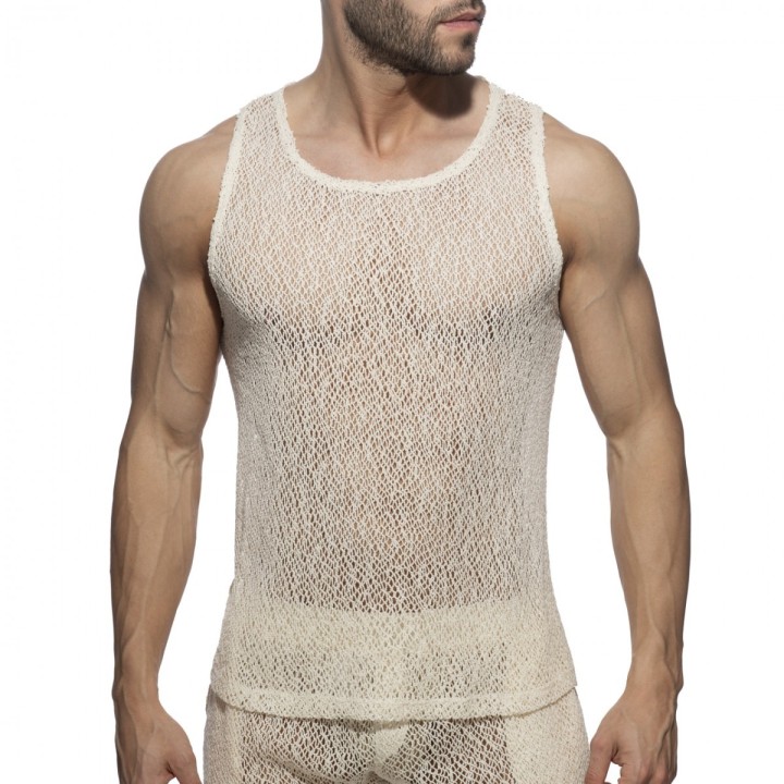 Addicted Eco Chique pletena majica na bretele AD1266