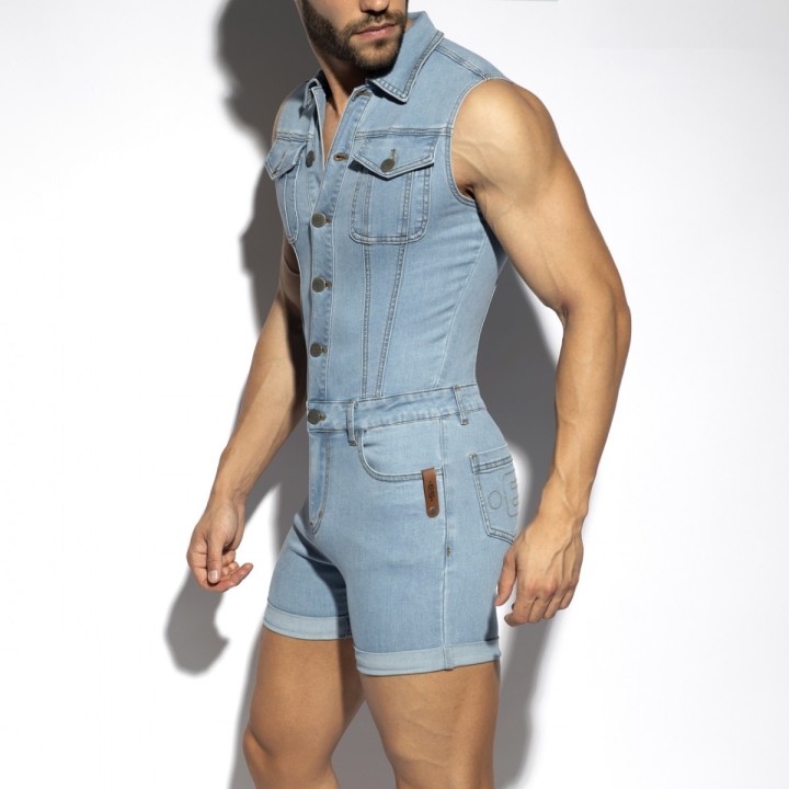 ES Collection Urban Denim Krótki Kombinezon ESJ069