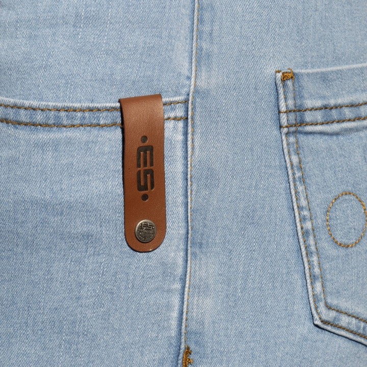 ES Collection Urban Denim Jumpsuit Shorts ESJ069
