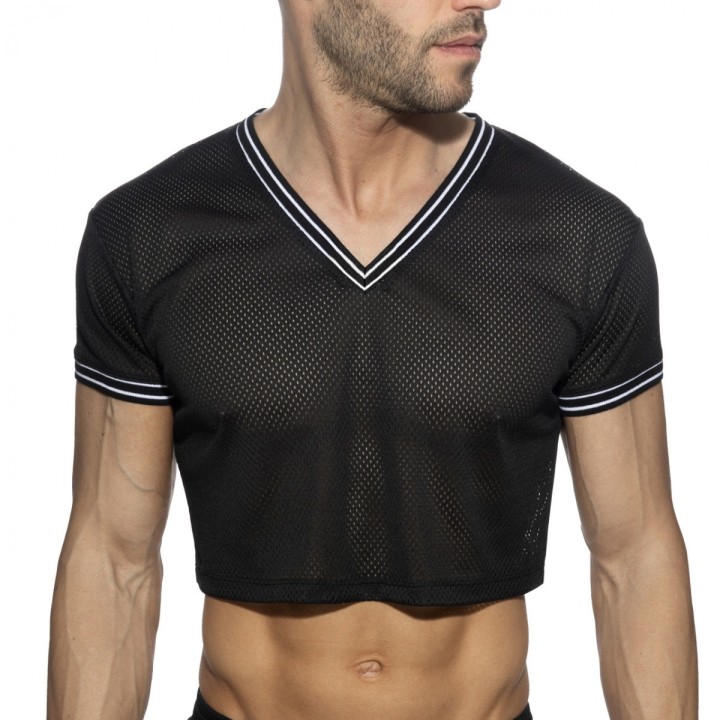 Addicted Slam V-Neck Crop Top AD1274
