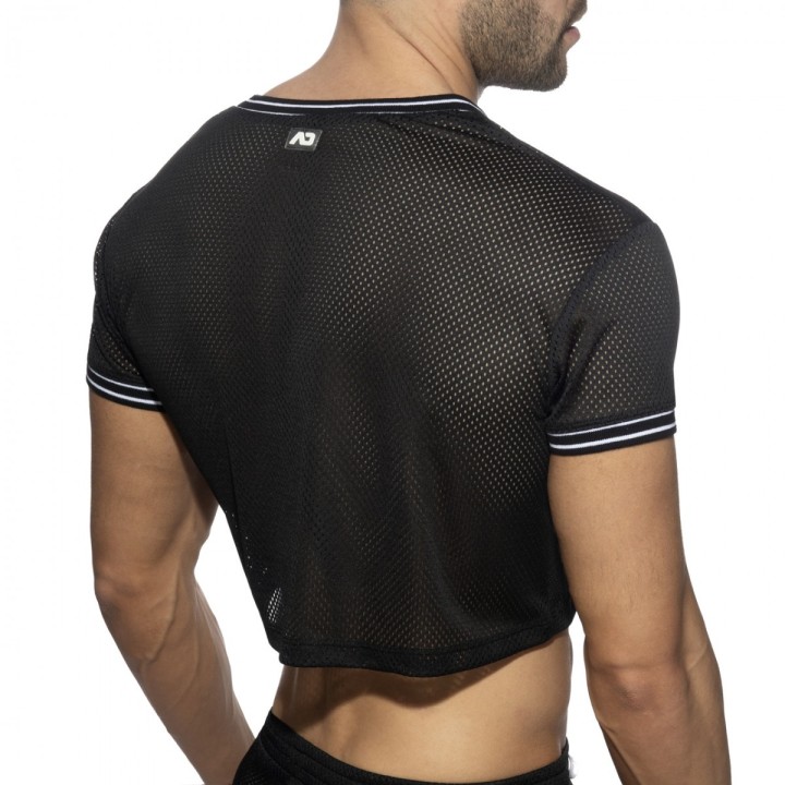 Addicted Slam V-Ausschnitt Crop Top AD1274
