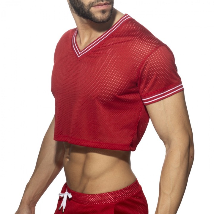Addicted Slam V-Neck Crop Top AD1274