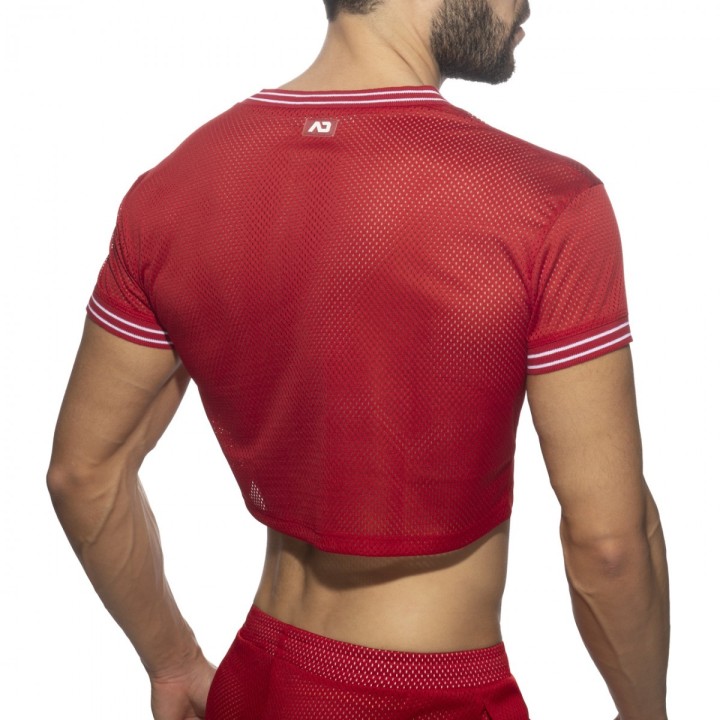 Addicted Slam crop top s V izrezom AD1274