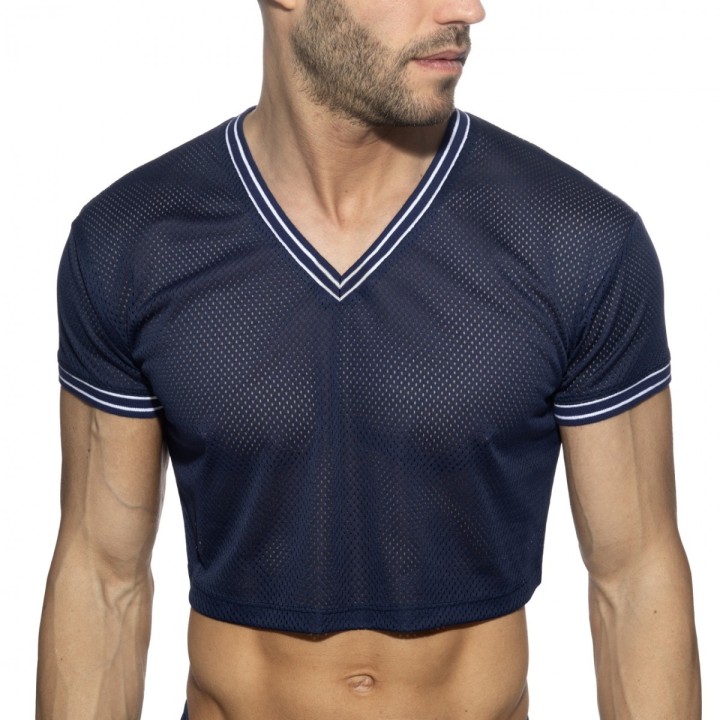 Addicted Slam V-Ausschnitt Crop Top AD1274