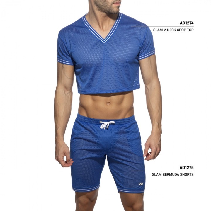 Addicted Slam crop top do V AD1274