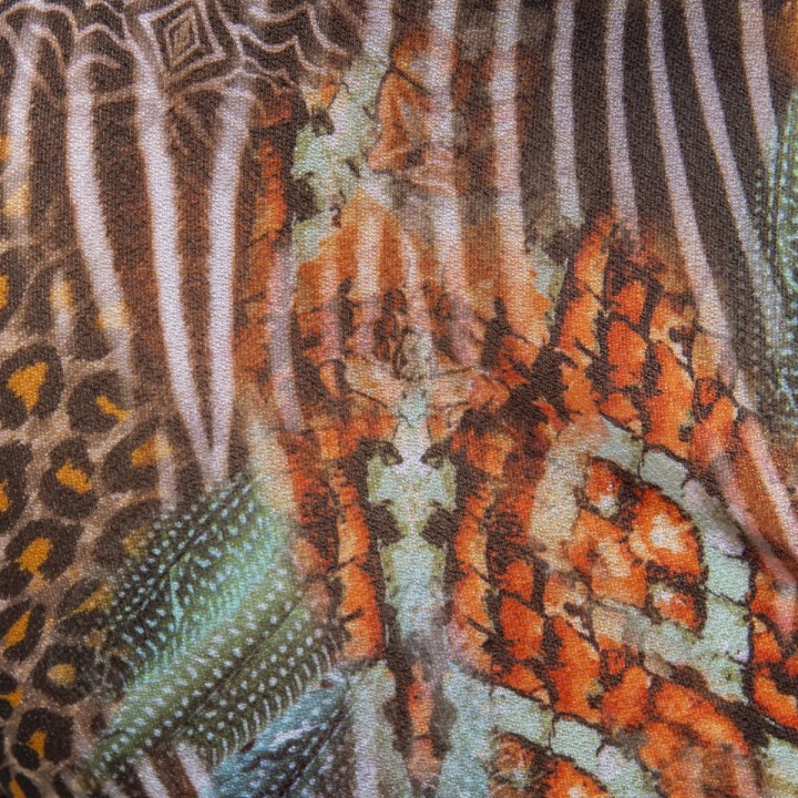 Addicted Animal Print krátké šortky AD1317