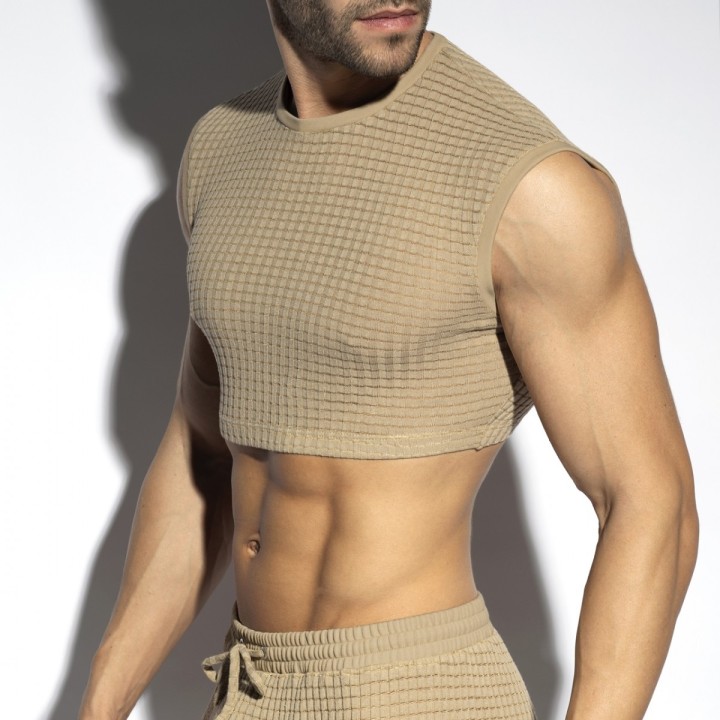 ES Collection Checkmate Krótki Top Midriff TS342