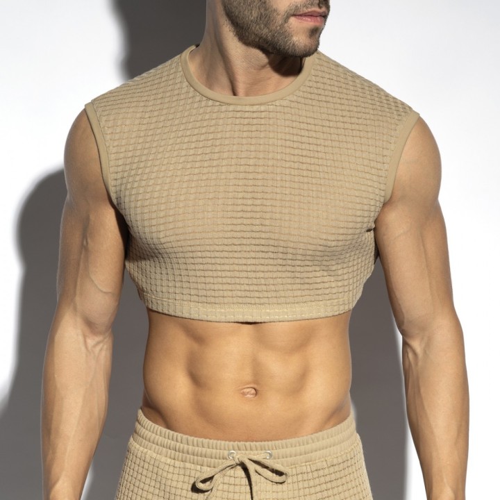 ES Collection Sakk-Matt Crop Top TS342