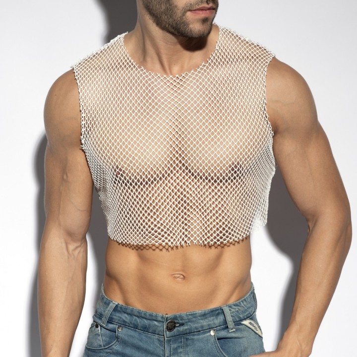 ES Collection Beachy Net crop top TS338