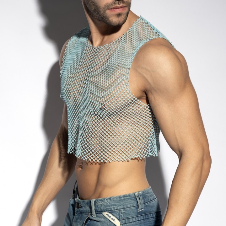 ES Collection Beachy Mesh Crop Top TS338