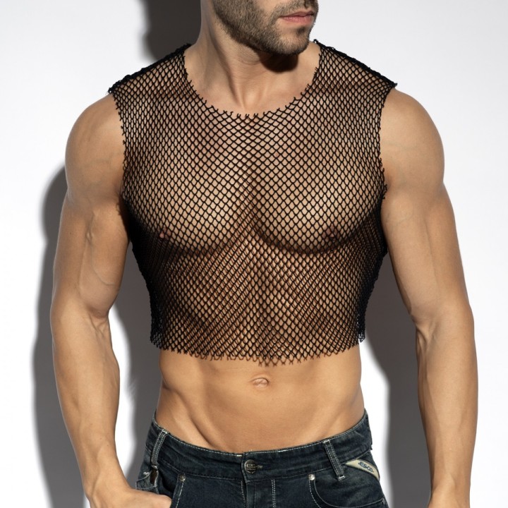 ES Collection Beachy Net crop top TS338