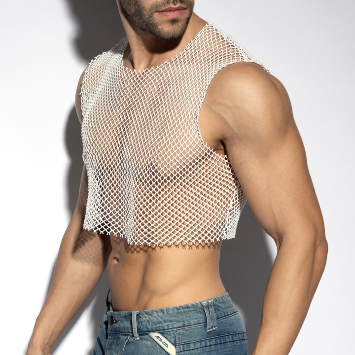 ES Collection Beachy Net crop top TS338