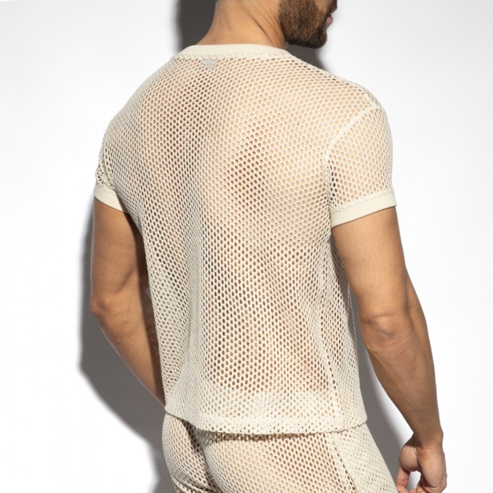 Tricou V-Neck Croșetat Es Collection TS351