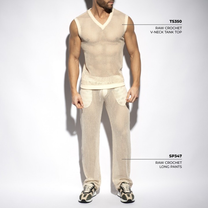 ES Collection Raw Crochet Pants SP347