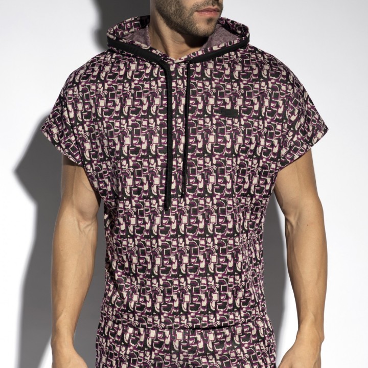 ES Collection Labyrinth Loose Sleeveless Hoodie SP334