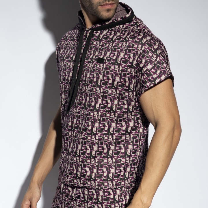 ES Collection Labyrinth Loose Sleeveless Hoodie SP334