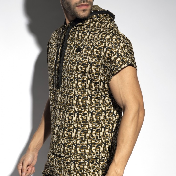 ES Collection Labyrinth Loose Sleeveless Hoodie SP334