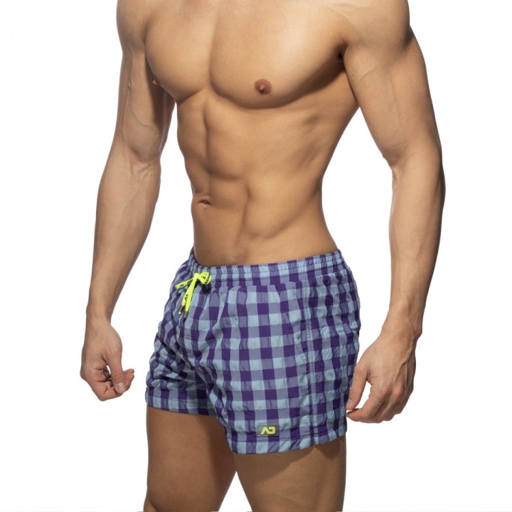 Addicted Flashy Squares Swim Shorts ADS350