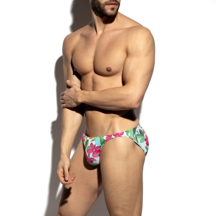 ES Collection Gewagter Bikini mit Blumenmuster UN662