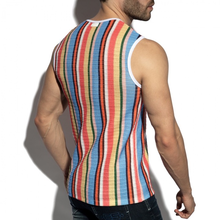 ES Collection Gelato Stripe široké tílko TS374