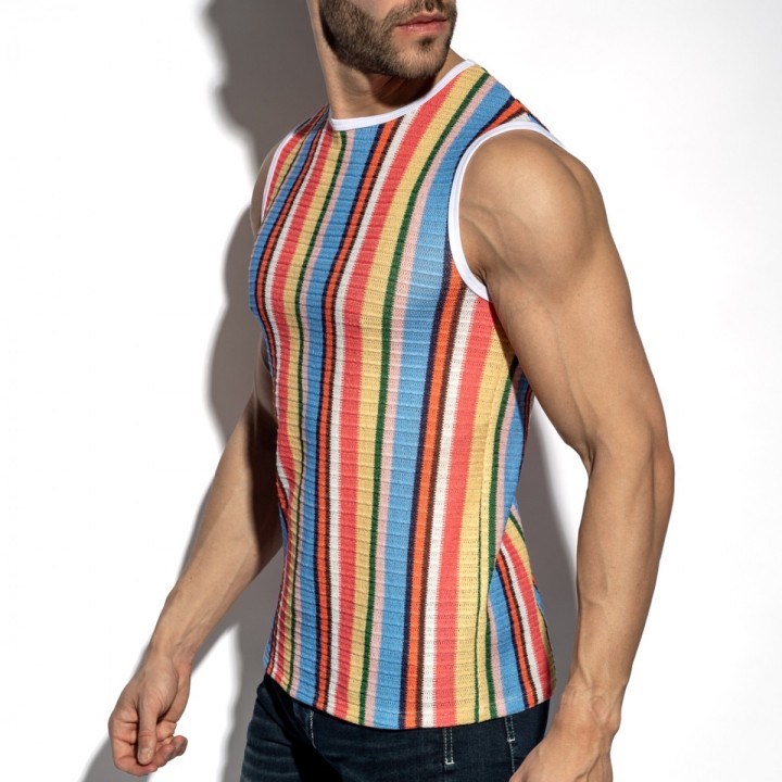 ES Collection Gelato Stripe široké tílko TS374