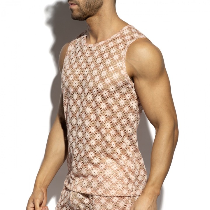 ES Collection Metallic Bloom Tank Top TS361