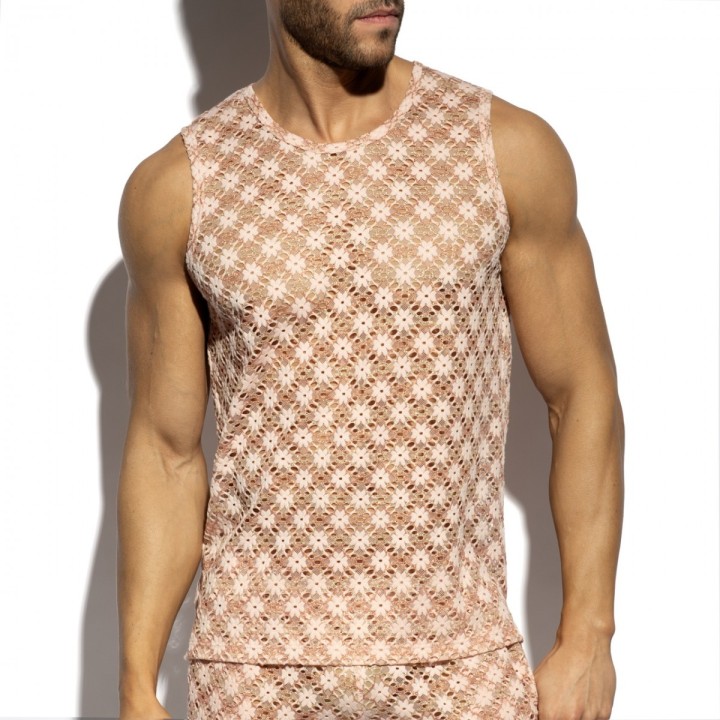 ES Collection Metallic Bloom Tank Top TS361