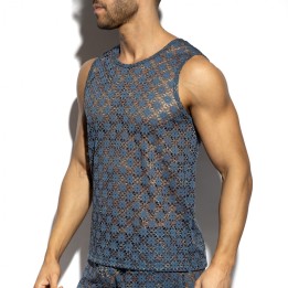 ES Collection Metallic Blumen Tanktop TS361