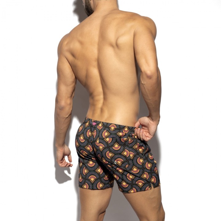ES Collection Badeshorts mit Pfauenmuster 2606