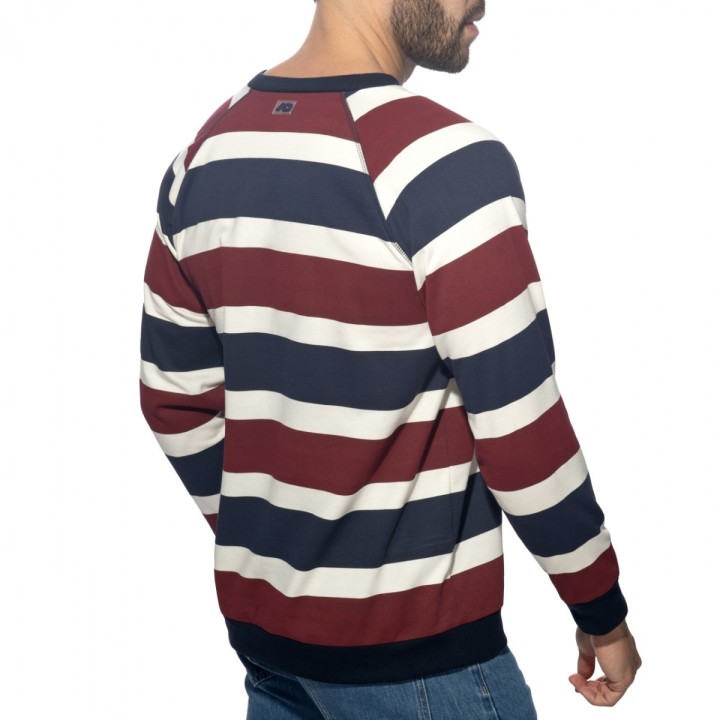 Addicted Retro Streifen Pullover AD1438