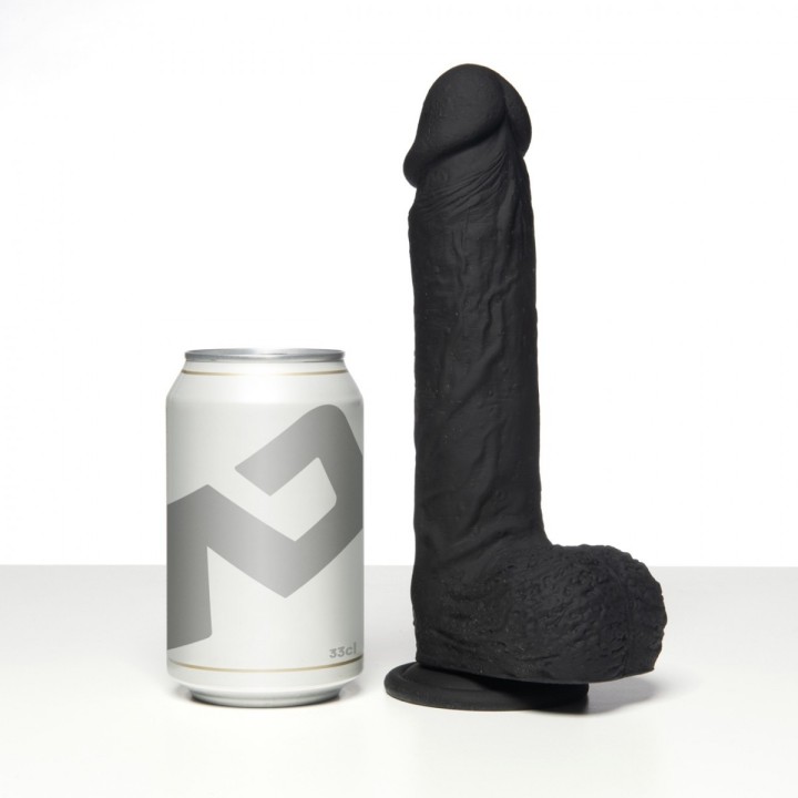 AD Fetish Big Black Driller Дилдо AC172