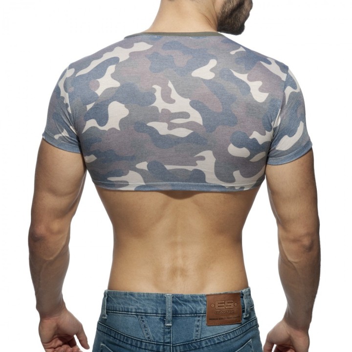 AD Fetish Camo Crop Top AD868