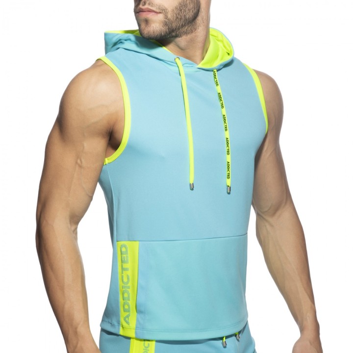 Addicted Sleeveless Ad Hoodie AD1063