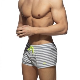 Addicted Recyklované Plavkové Šortky Navy Stripes ADS353