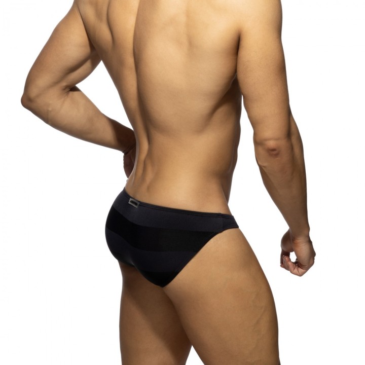 Addicted Slip Bikini Cu Dungi Groase AD1422