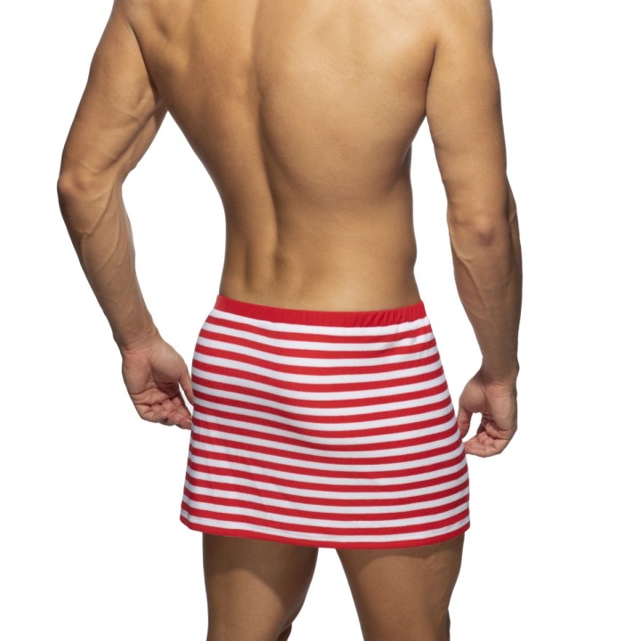 Addicted Námornícka Zamatová Sukňa AD1116