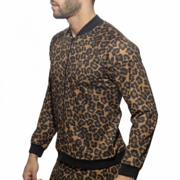 Addicted Leopard-Bomberjacke AD1132