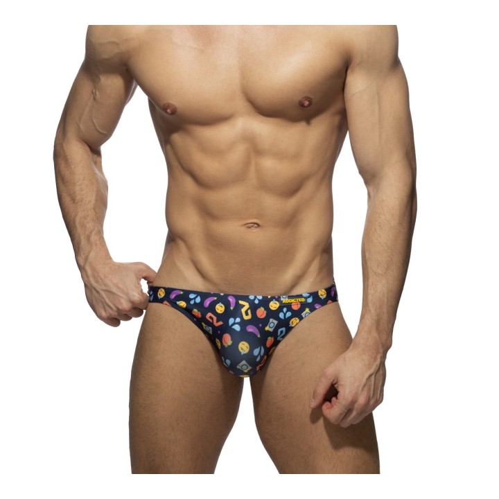 Addicted Emoji Bikini Brief AD1226