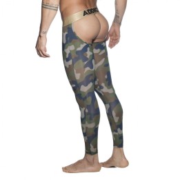 Addicted Отворени Отзад Камуфлажни Дълги Гащи Camo AD695