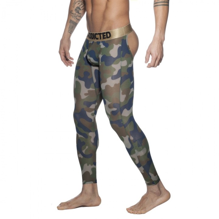 Addicted Bottomless Camo Long John AD695