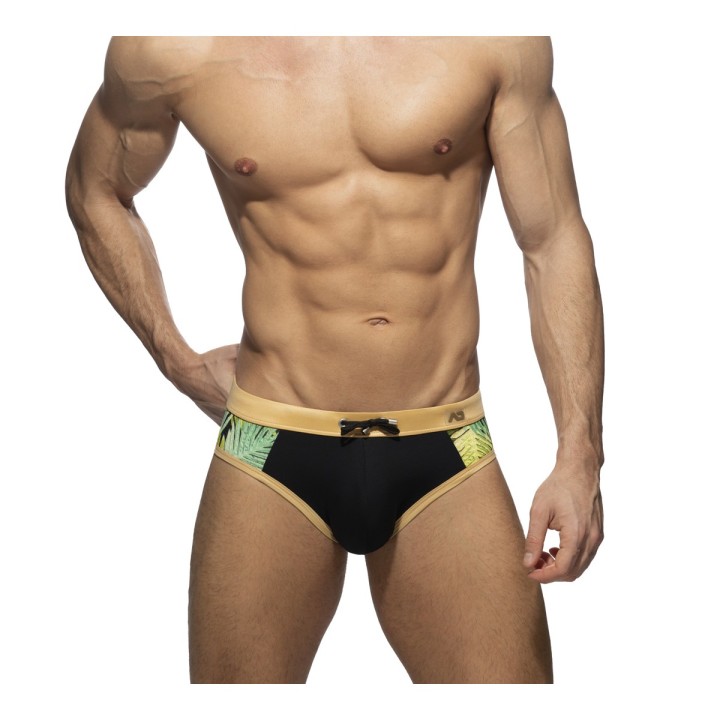 Addicted Side Leaves Bade Slip ADS331