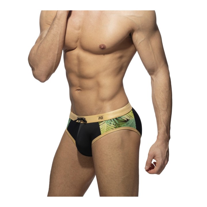 Addicted Side Leaves Bade Slip ADS331